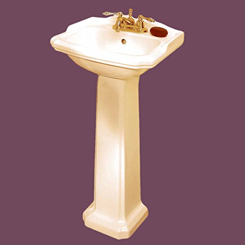 Pedestal Sinks Bone China Cloakroom Space saving Pedestal Sink 4 MayaParkerBMhc