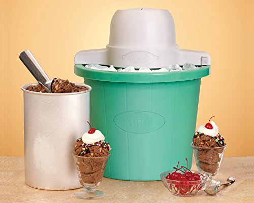 Nostalgia Electrics ICMP200PIST Old Fashioned Ice Cream Maker, 2Quart