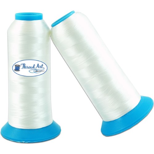 Two Huge Spools of Polyester Machine Embroidery Bobbin Thread 60wt