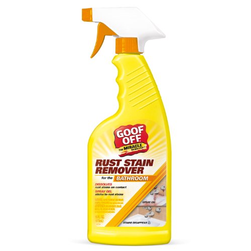Goof Off PSX20004 Bathroom Rust Stain Remover Spray Gel, Trigger Spray