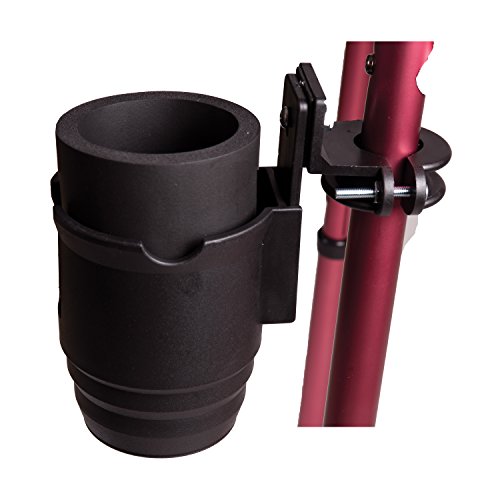 NEW Universal Beverage Cup Holder for your Wheelchair or Walker Black