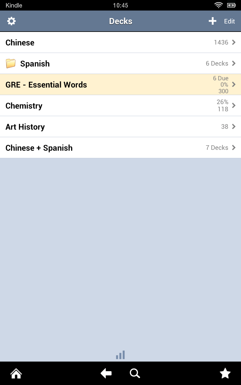 Flashcards Deluxe Appstore for Android