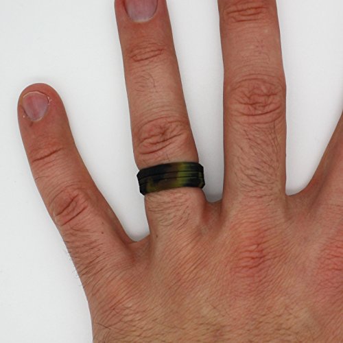 Silicone Wedding Ring Outdoor Ring 3 Pack Great for Climbing