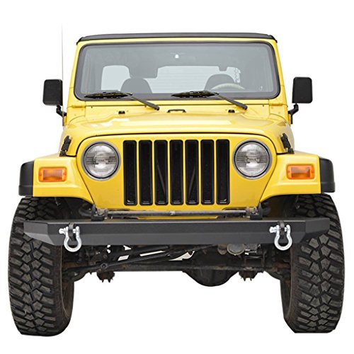 EAutogrilles Black Front Bumper Jeep Wrangler TJ YJ