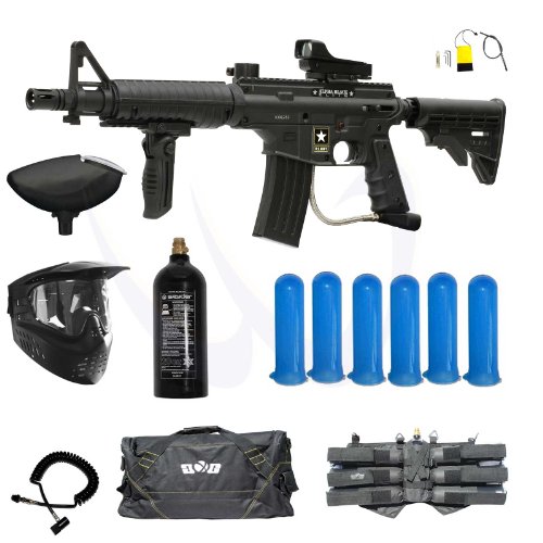 ''Tippmann US Army Alpha Black Elite MFDP Paintball Gun Deluxe Package