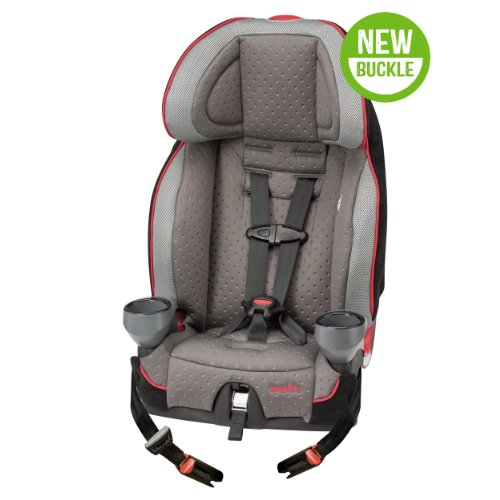 Evenflo SecureKid LX Harnessed Booster Car Seat, Kohl, Grey / Black / Red Baby Shop