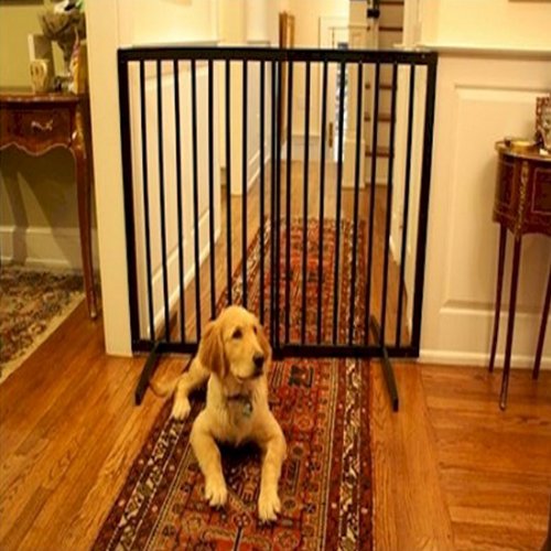 Cardinal Extra Tall Freestanding Gate 36 High Solid Wood Construction