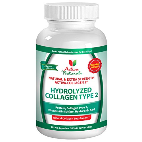 Activa Naturals Collagen Type 2 Hydrolyzed 1000mg Supplement with