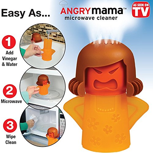(VIDEO Review) Angry Mama Microwave Oven Cleaner by BulbHead Just Add Vinegar and Water Save