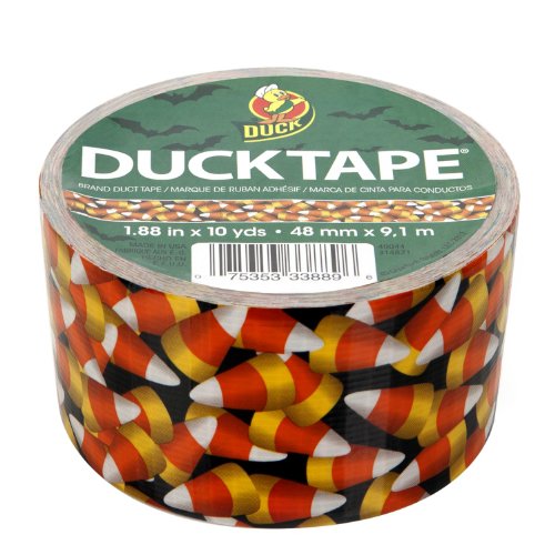 Duck Brand 281415 Printed Duct Tape, Candy Corn, 1.88 Inches x 10 Yards
