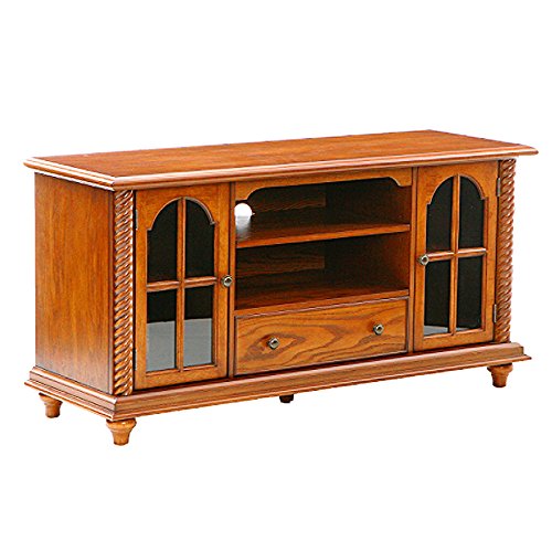 How to SEI Tillman Media Stand Antique Oak Charles A. Marshet