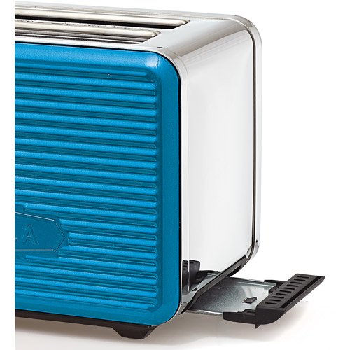 BELLA LINEA 2 Slice Toaster with Extra Wide Slot, Color Teal Home