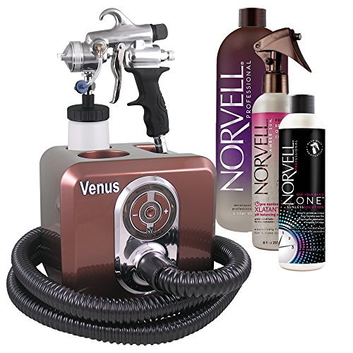 Venus Ultra Spray Tanning Kit with Norvell Sunless Airbrush Tanning