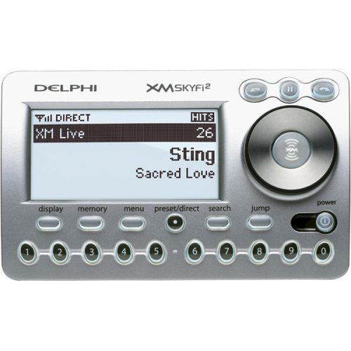 Delphi SA10101 SKYFi2 XM Satellite Radio Receiver and Remote Control