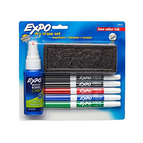Expo Seven Piece Low Odor Dry Erase Starter Set (80675) Office Store