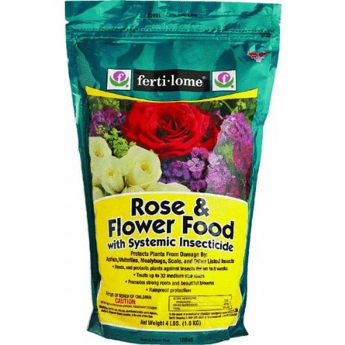 Fertilome 4 Lb Rose Flower Food With Systemic Insecticide 10846 Qty 12 Dolores B. Jameset