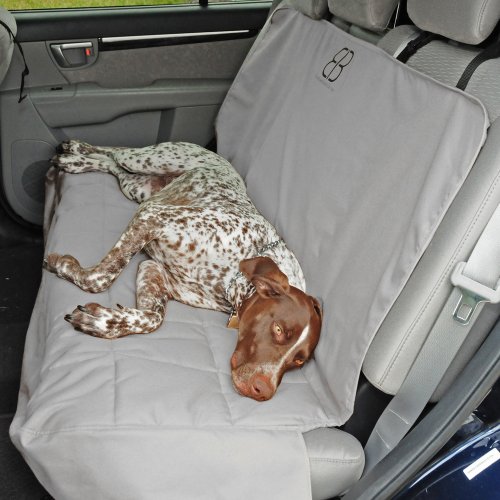 Car Travel Accessories Petego Dog Car Seat Protector, Rear, Gray, XLarge