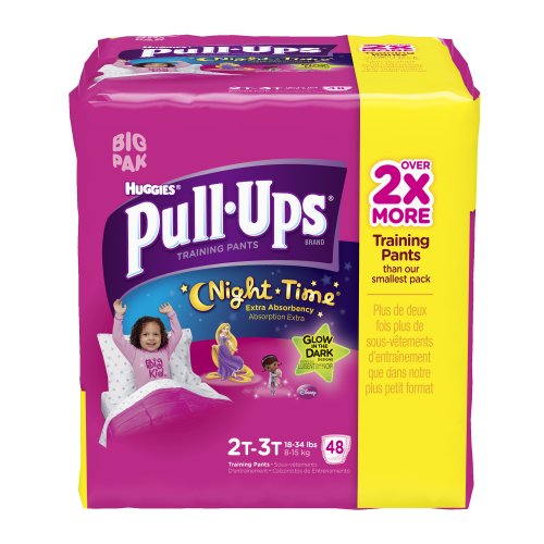 PullUps Night Time Training Pants for Girls 2T3T 48 Count (Pack of 2) Super Cheap