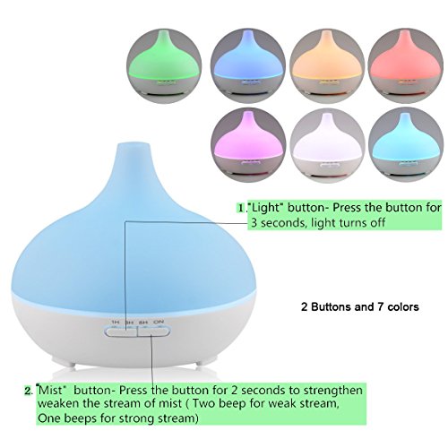 MOKOQI® 300ml Aromatherapy Essential Oil Diffuser Ultrasonic Cool Mist