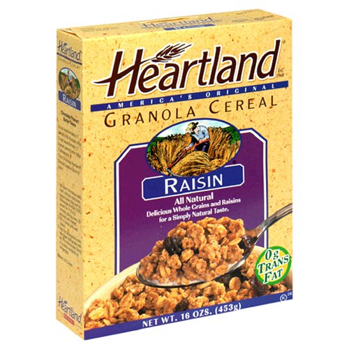 Heartland Granola Cereal, Raisins, 16Ounce Box (Pack of 6) Granola