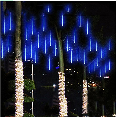 String lights,Paragala Waterproof Falling Rain Fairy Lights With 50cm 240 LED 8 Tubes Meteor