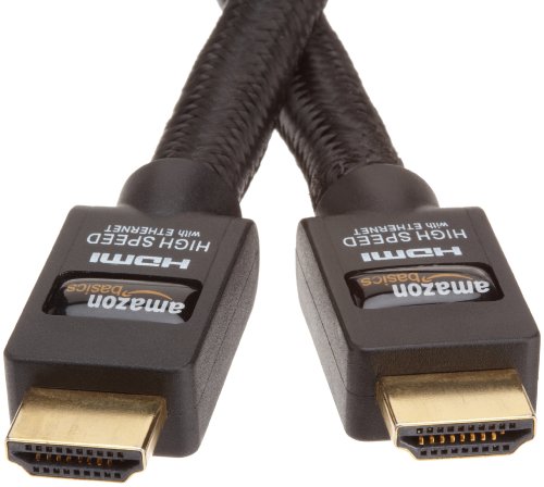 hdmi cable: AmazonBasics High-Speed HDMI Cable with Ethernet - Braided