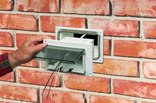 Arlington DHB1BR1 Outdoor Electrical Box for New Brick Construction