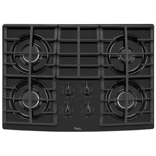 Discount Whirlpool GLT3057RB 30 Sealed Burner Gas Cooktop Black At low