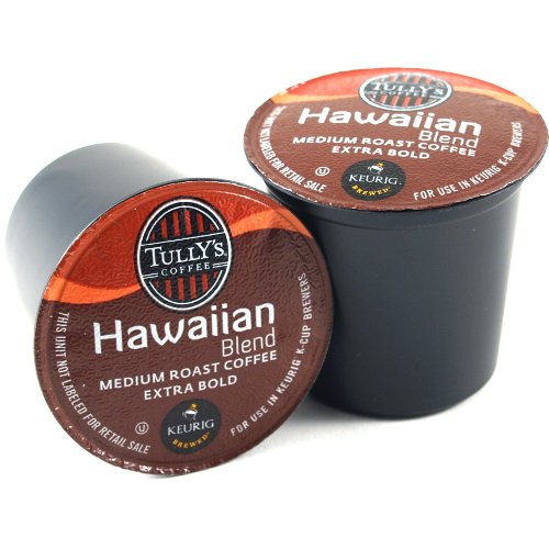Tully's Hawaiian Blend Extra Bold Coffee Keurig KCups 180 Count Buy