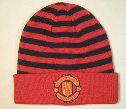 Official Licensed Manchester United FC British Soccer Beanie Hat New
