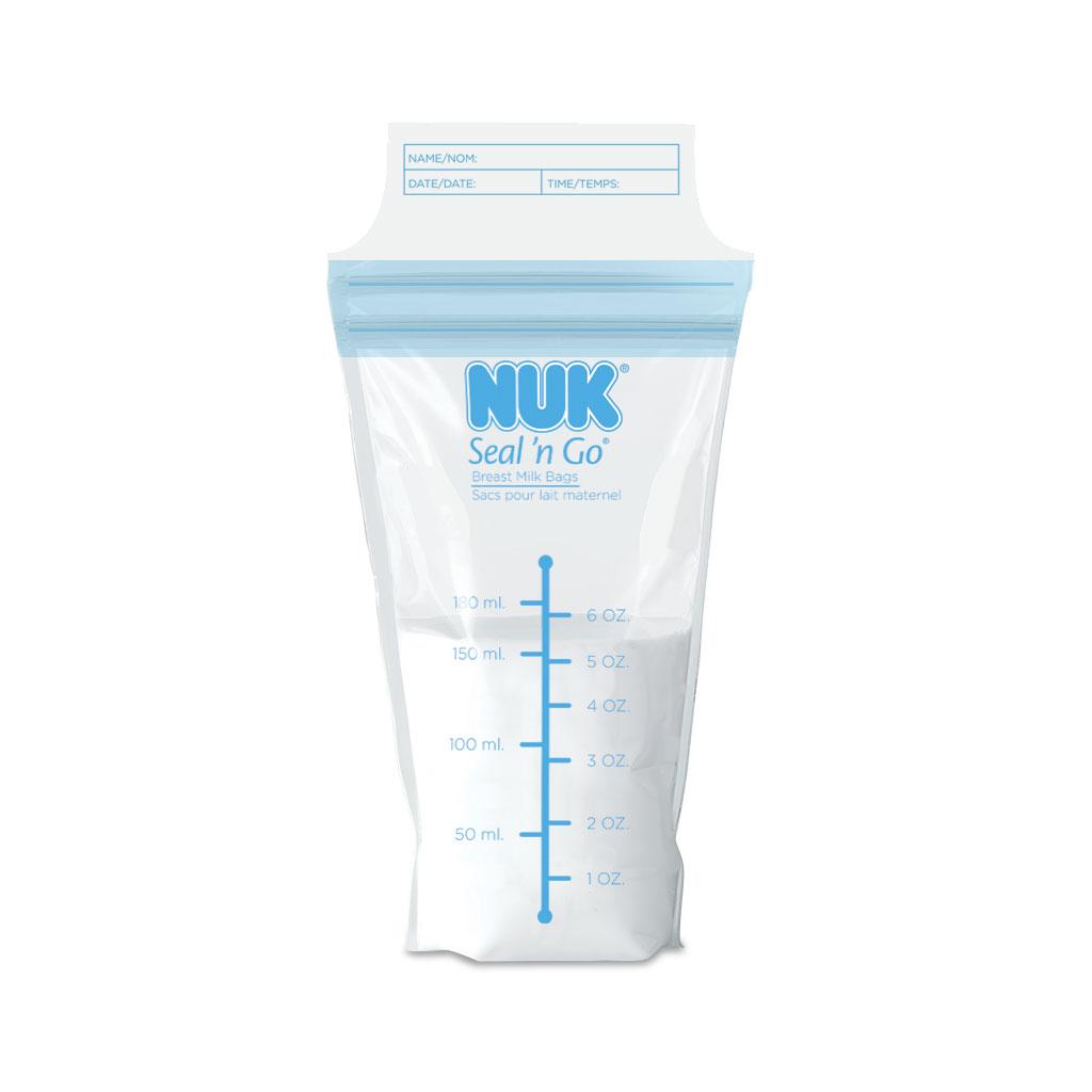 NUK/Gerber Seal N Go Breast milk bags, 6 Ounce, 50 Count