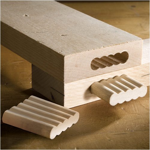 Jigs 1/2'' BeadLOCK Tenon Stock, 12'' Pieces, 3 Pack