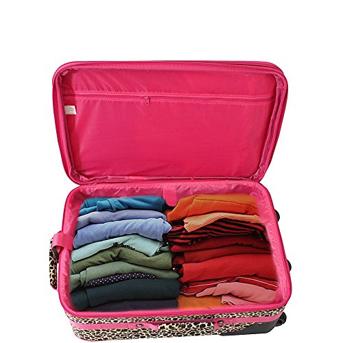 World Traveler 20 Inch Rolling CarryOn Luggage Suitcase All Travel Bag