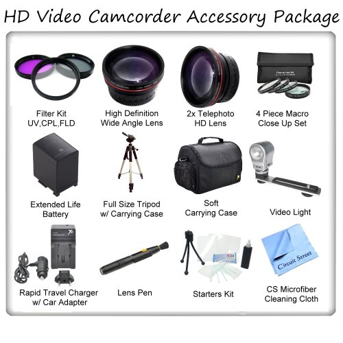 Ultimate HD Video Accessory Package For The Canon XA10 HD Camcorder