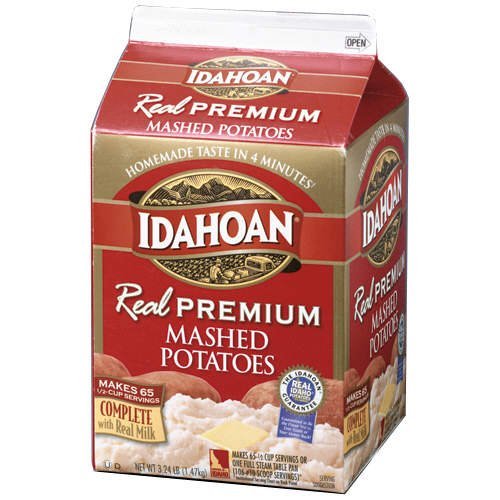 Idahoan REAL Premium Mashed Potatoes 3.24lbs. CASE PACK OF 2