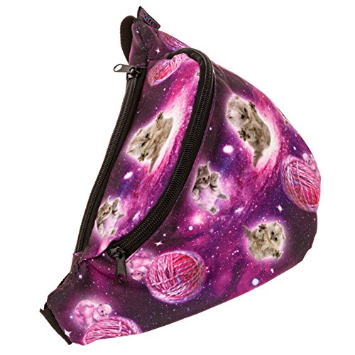 KANDYPACK Galaxy Cat Fanny Pack Cute Cool Rave Festival Waist Bag
