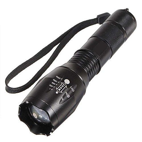 Nicequip TM 2000 Lumen Cree T6 LED Flashlight Tactical Flashlight High