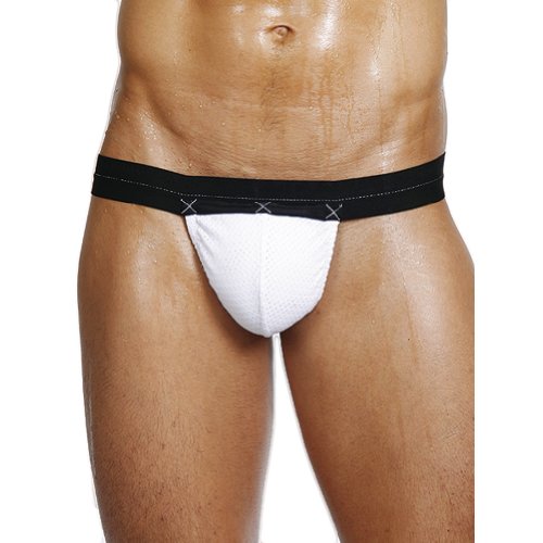 Black Friday Men's New White Nova Pouch Thong Underwear By Gregg Homme