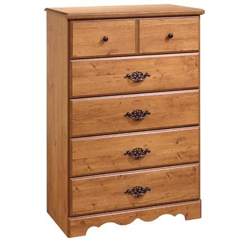 South Shore Furniture Prairie Collection 5Drawer Chest, Country Pine