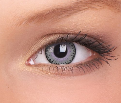 Farbige Kontaktlinsen 3Monatslinsen & Color Contact lenses Grau Violet