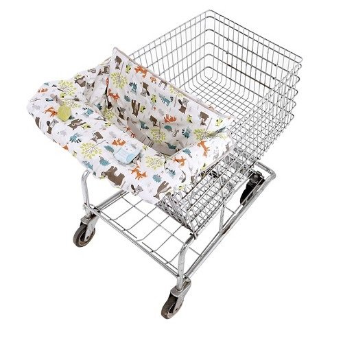 Eddie Bauer 2 in 1 Comfy Cover Reversible Shopping Cart Cover Leaf