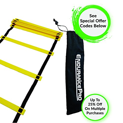 Endurance Pro Footwork Ladder Agility Ladder with Ladder Drills eBook