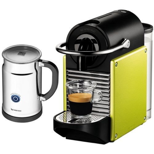 Nespresso D60 Pixie Electric Lime Automatic Espresso Machine with