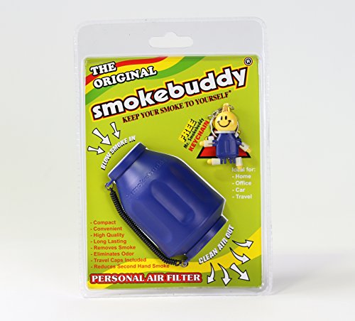 Smoke Buddy Personal Air Filter, Blue (879766005129)
