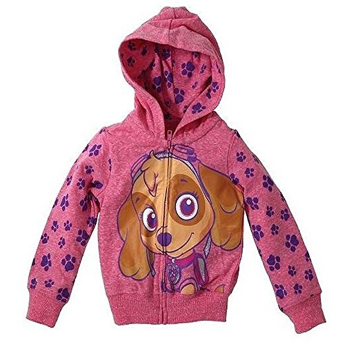 Paw Patrol Skye Girls Hoodie Sweatshirt Pink Toddler Size (5T) Apparel