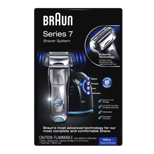 Braun Series 7 790cc Pulsonic Shaver System, Silver Discount Clothes