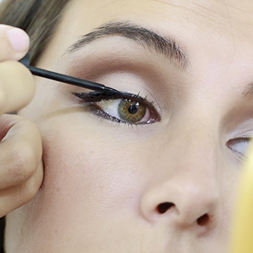 Waterproof Black Liquid Eyeliner Makeup All Natural, 75 Organic