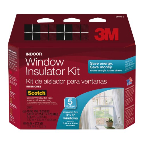 3M Indoor Window Insulator Kit, 5Window
