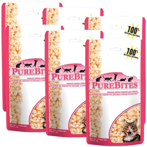 PureBites Shrimp FreezeDried Treats for Cats 6 PACK 1 68 oz