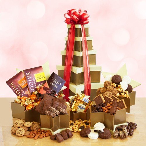 Five Star Chocolate and Snack Gift Tower Compare price! [+_+]